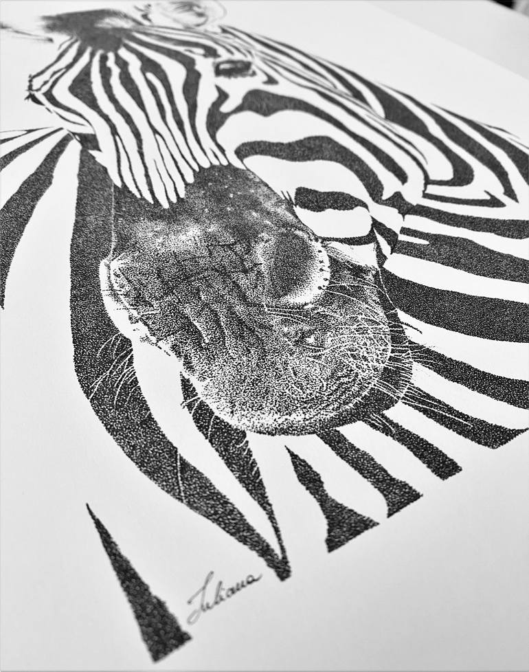 Original Animal Drawing by Iuliana Iavorschi