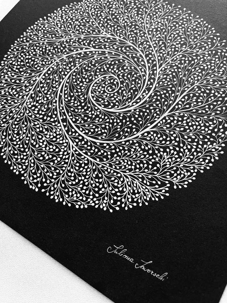 Original Black & White Family Drawing by Iuliana Iavorschi