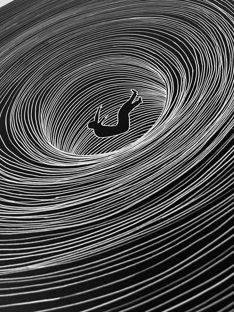 Original Algorithmic Outer Space Drawing by Iuliana Iavorschi