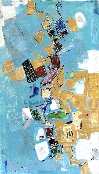 Original Abstract Expressionism Abstract Mixed Media by Audra Townsend