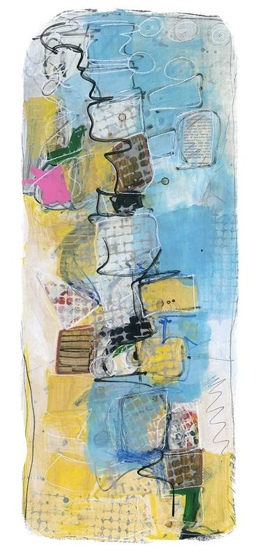 Original Abstract Expressionism Abstract Mixed Media by Audra Townsend