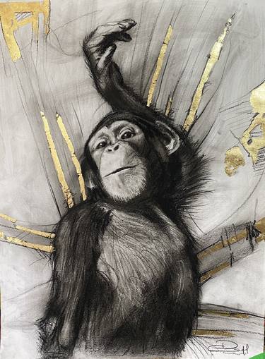 Original Figurative Animal Mixed Media by Daniel Grimaldi