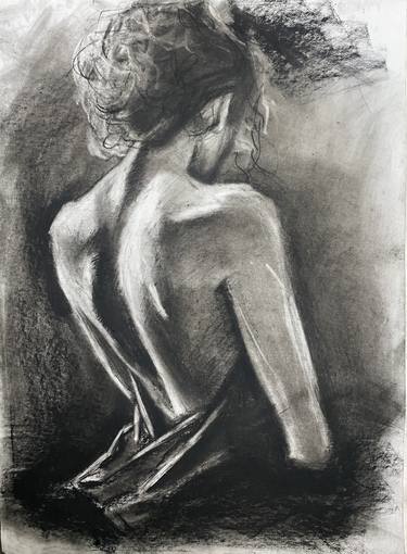 Original Figurative Body Drawings by Daniel Grimaldi