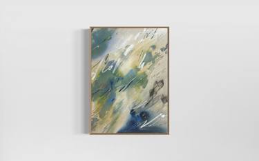 Original Abstract Expressionism Abstract Painting by Sana Rao