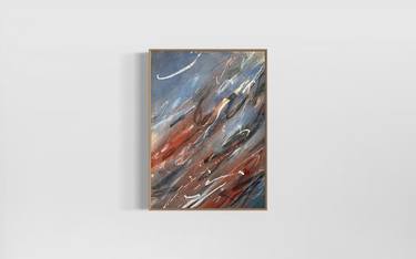 Original Abstract Expressionism Abstract Painting by Sana Rao