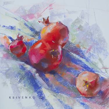 Print of Expressionism Still Life Drawings by Anastasia Krivenko