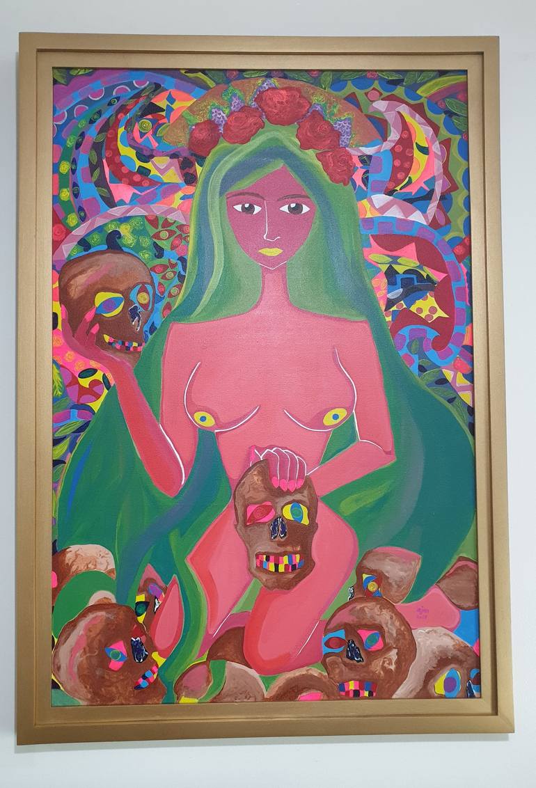 Original Contemporary Nude Painting by Atty J A Reyes