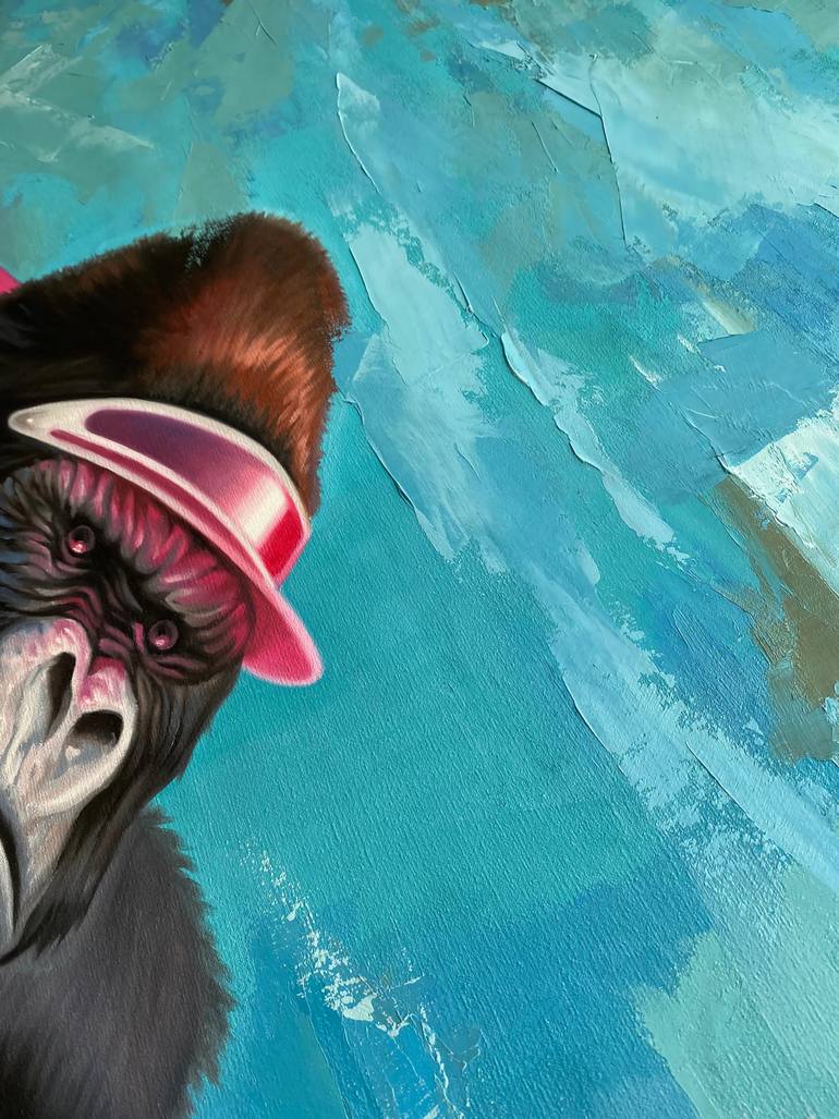 Original Figurative Water Painting by Surreal Mykonos