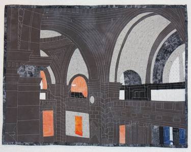 Print of Architecture Mixed Media by Donna Weber
