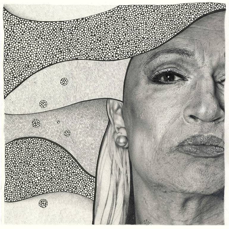 Print of Photorealism Women Drawings by Alessia Sinopoli