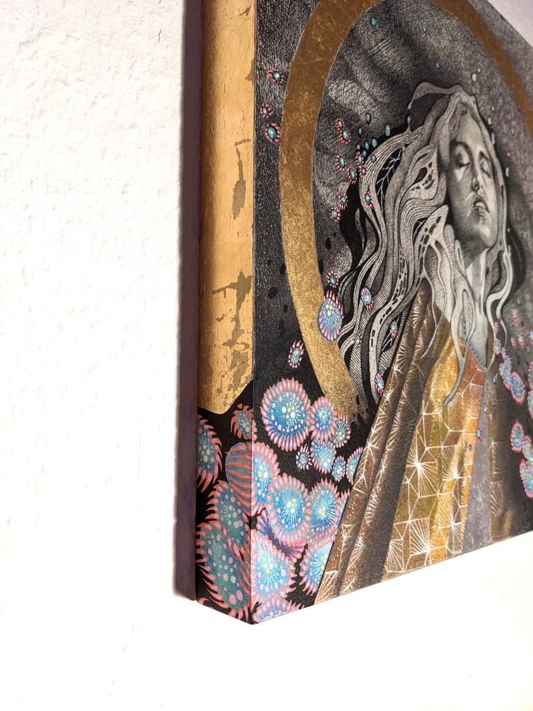 Original Baroque Fantasy Drawing by Alessia Sinopoli