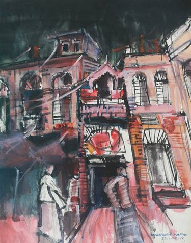 Original Abstract Expressionism Home Paintings by Maksudul Hakim