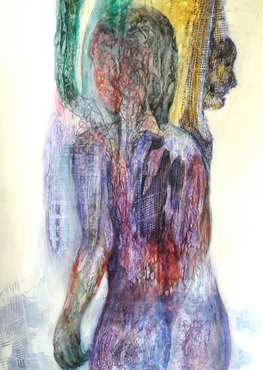 Original Figurative People Paintings by Ann Delorme