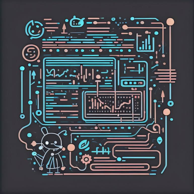 Print of Fractal/algorithmic Science/Technology Digital by kreatif ku