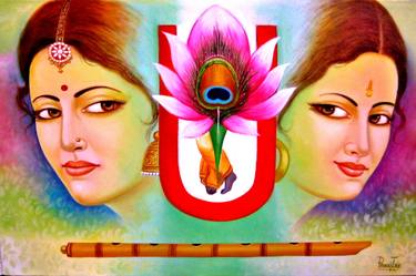 Original Fine Art Religious Paintings by Pawan Kumar tank
