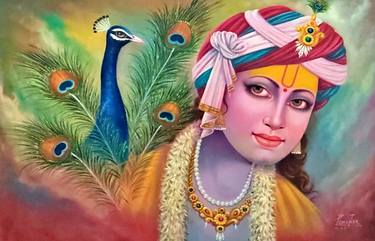 Original Folk Religious Paintings by Pawan Kumar tank