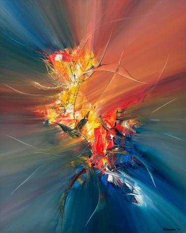 Original Abstract Paintings by Peppe Postorino