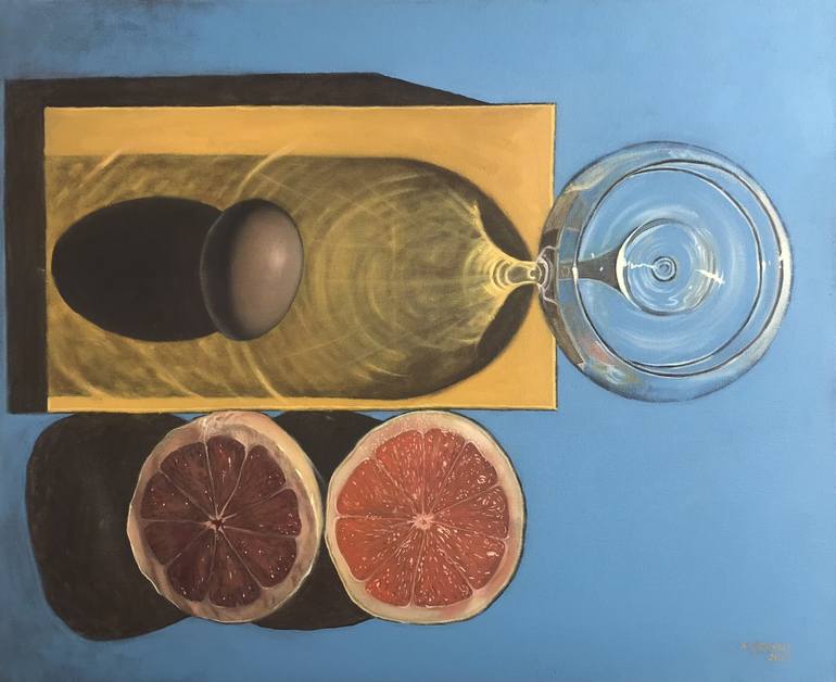 Original Contemporary Food Paintings by Cristina Caraiman