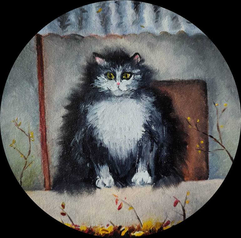 Original Contemporary Animal Paintings by Oleksandra Koval