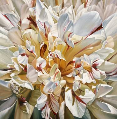 Original Floral Mixed Media by Barbara K Buer