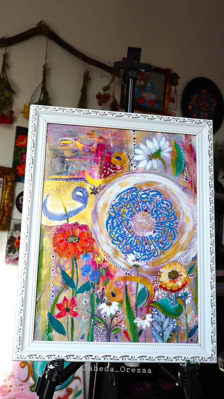 Original Abstract Expressionism Abstract Mixed Media by Jaheda Akter
