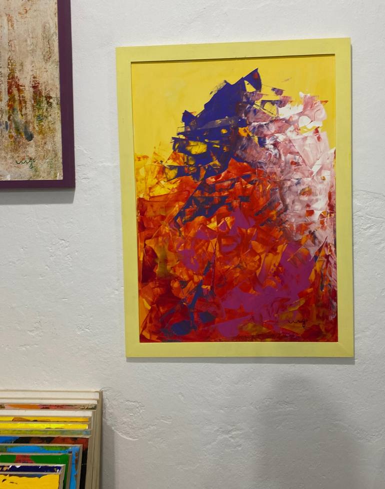 Original Abstract Painting by Hugo Enrique Fernandez