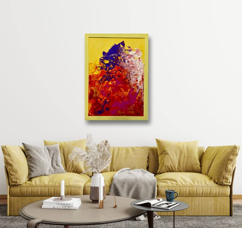 Original Abstract Painting by Hugo Enrique Fernandez