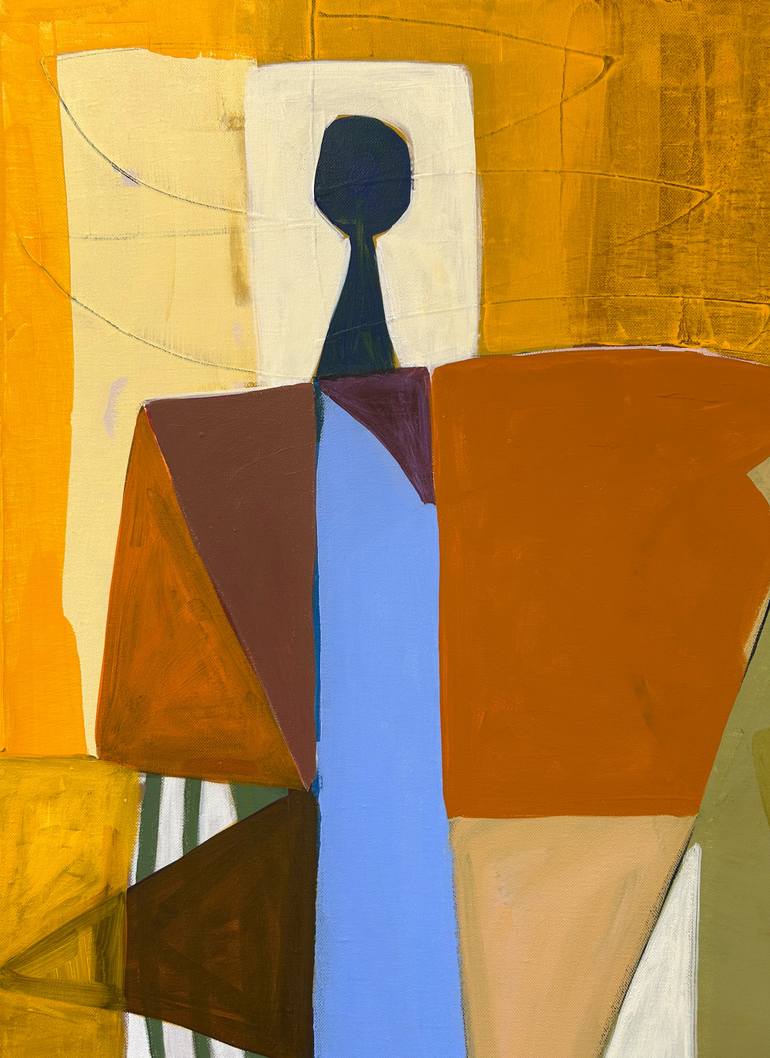 Original Figurative Abstract Painting by Ann Needham