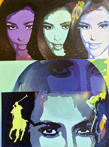 Original Pop Art Celebrity Paintings by Aaron Lee