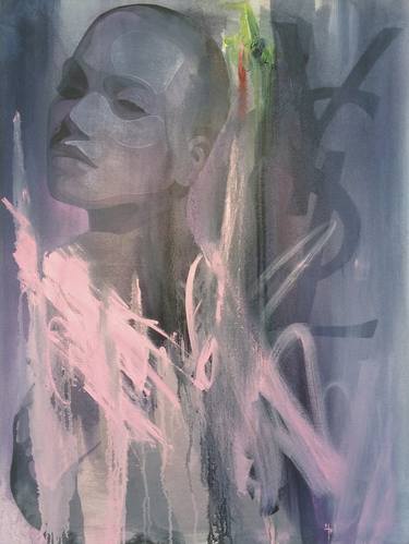Original Abstract Expressionism Fashion Paintings by Aaron Lee