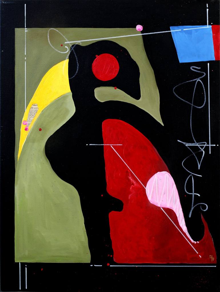 Original Fine Art Abstract Paintings by Aaron Lee