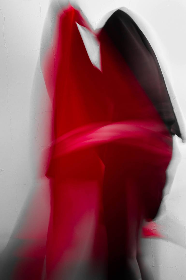 Red and black: the conflict. Photography by Aya Chriki | Saatchi Art