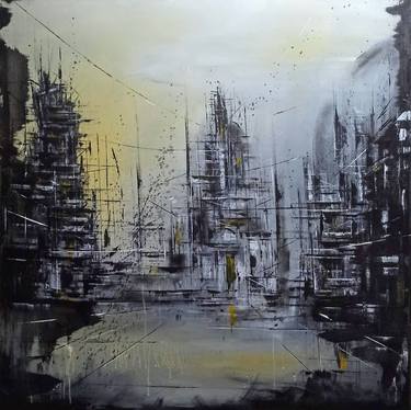 Original Figurative Architecture Paintings by Jimi Gazzosa