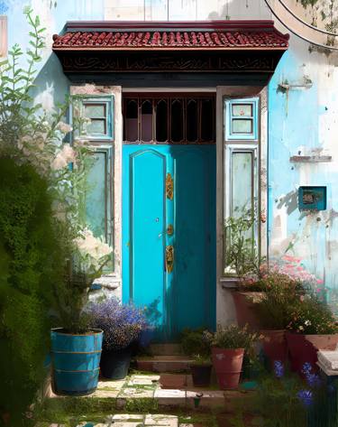 Greek Doors - True Turquoise thumb