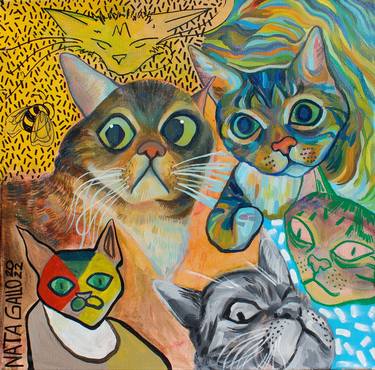 Original Animal Paintings by Nata Gallo