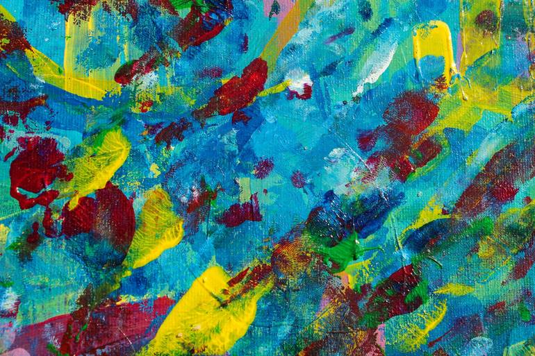 Original Abstract Expressionism Abstract Painting by Nata Gallo