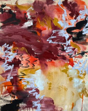 Original Abstract Expressionism Abstract Paintings by Alini Garcia