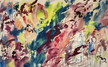 Original Abstract Expressionism Abstract Paintings by Alini Garcia