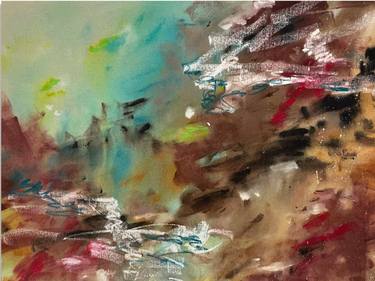 Original Abstract Expressionism Abstract Paintings by Alini Garcia