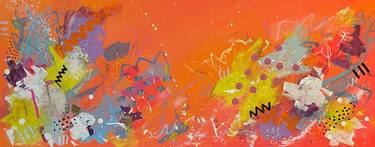 Original Abstract Expressionism Abstract Painting by Alini Garcia
