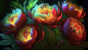 Original Illustration Floral Digital by Shylin Chen