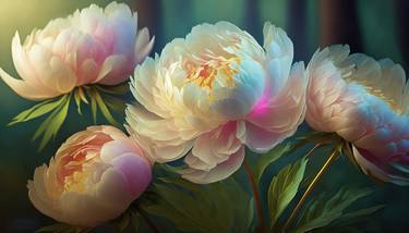 Original Photorealism Floral Digital by Shylin Chen