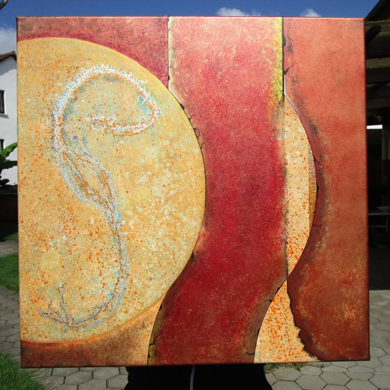 Original Abstract Painting by Jörg Yogi Schäfer