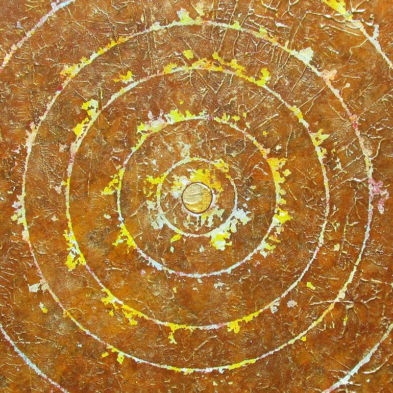 Original Abstract Geometric Painting by Jörg Yogi Schäfer