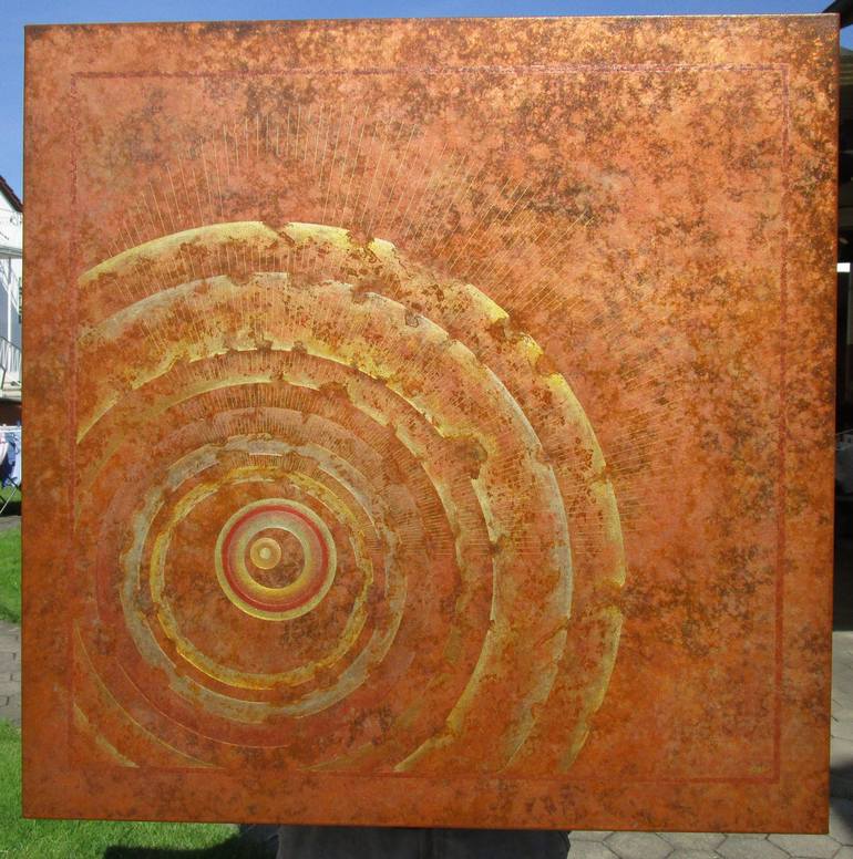 Original Geometric Painting by Jörg Yogi Schäfer