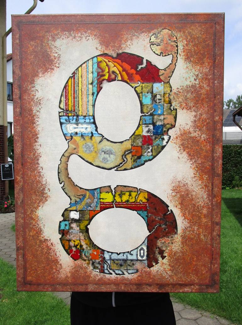 Original Typography Painting by Jörg Yogi Schäfer