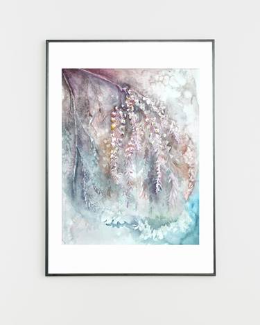 „Kaskade” watercolor of wisteria thumb