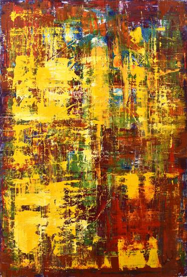 Original Contemporary Abstract Paintings by Maria Angela Sarchiello