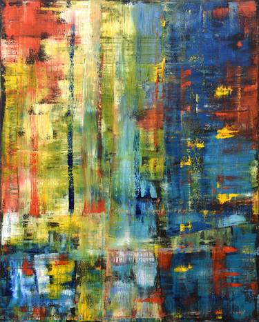 Original Contemporary Abstract Paintings by Maria Angela Sarchiello