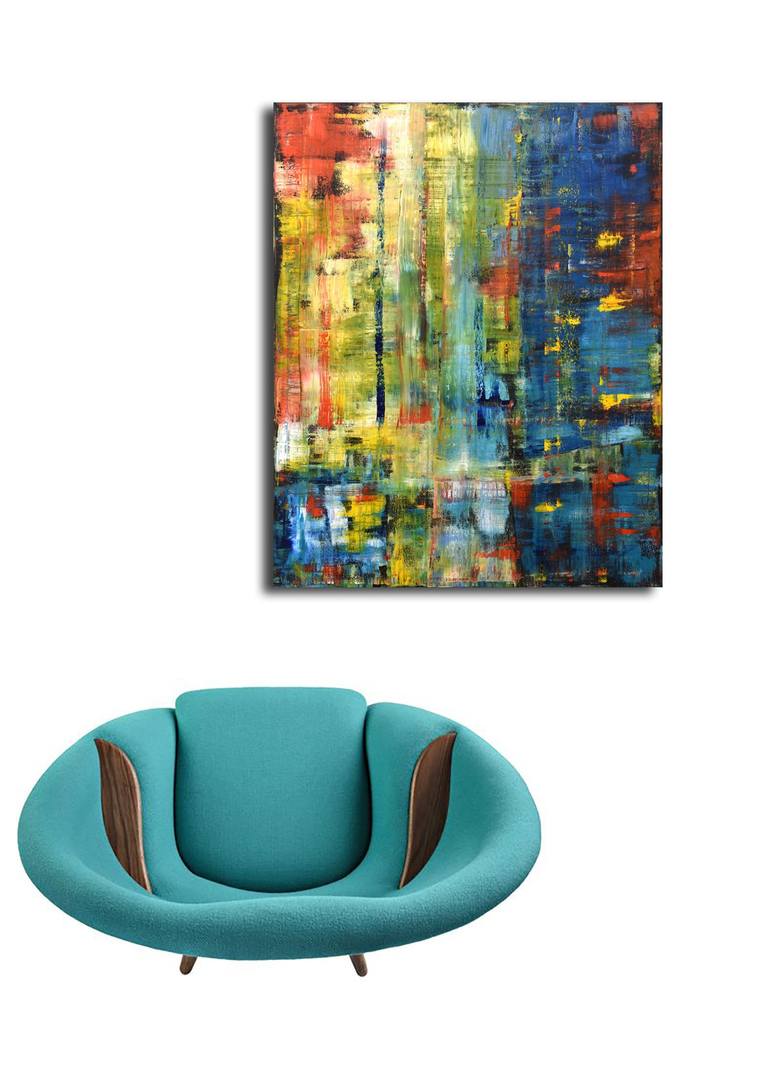 Original Contemporary Abstract Painting by Maria Angela Sarchiello